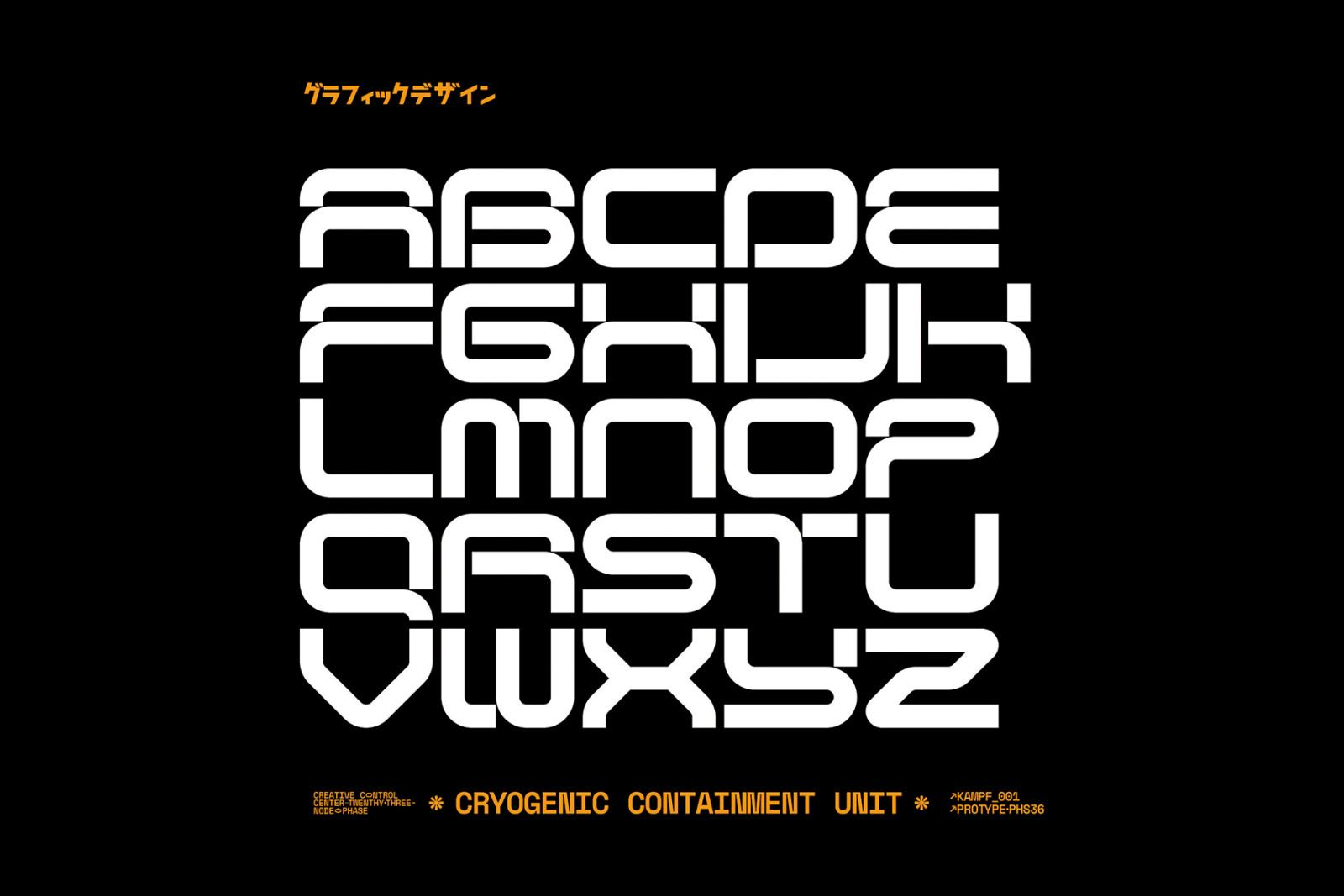 OSCURA - Futuristic Cyberpunk Sci-Fi Modern Display Font