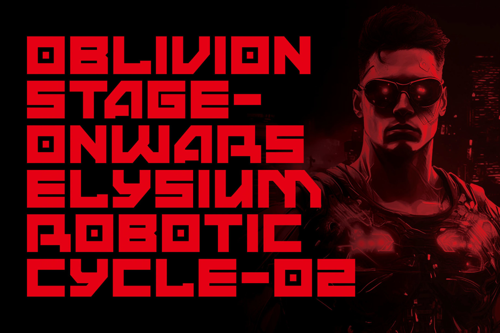 ANDMOREY - Futuristic Cyberpunk Sci-Fi Robot Moder Display Font ANDMOREY - Futuristic Cyberpunk Sci-Fi Robot Moder Display Font