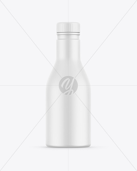 Matte Yogurt Bottle Mockup