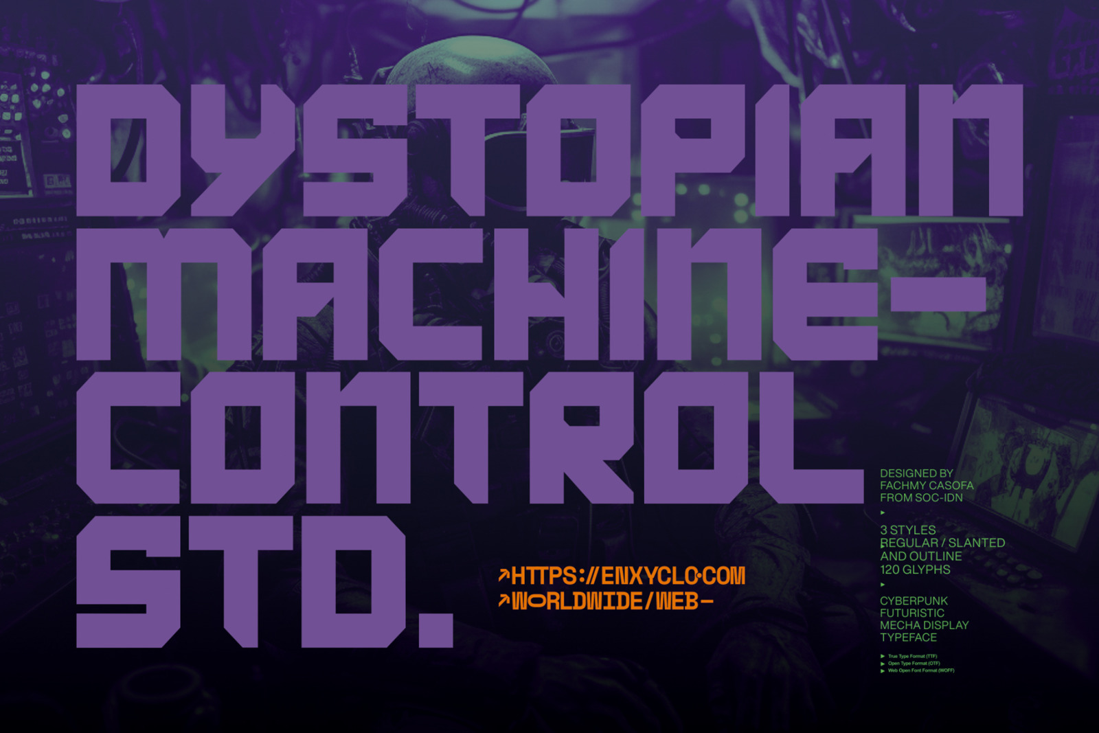 KARIXBY - Futuristic Cyberpunk Sci-Fi Modern Display Font