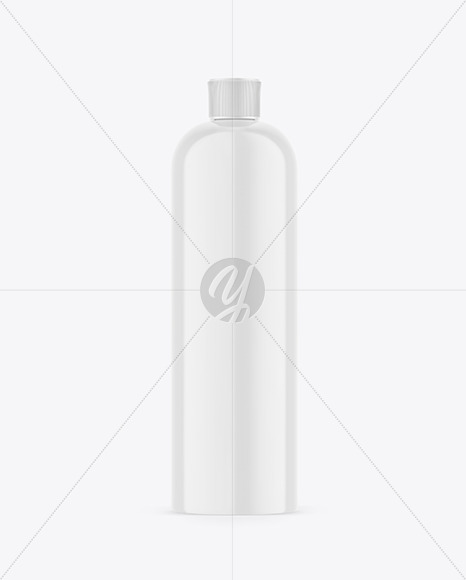 Glossy Bottle Mockup