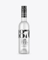 Frosted Glass Vodka Bottle Mockup