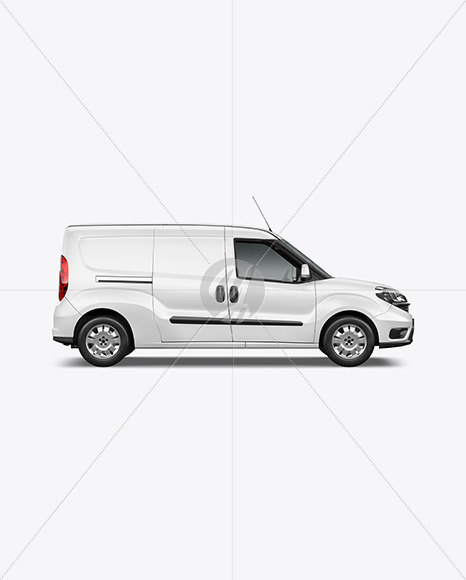 Panel Van Mockup - Side View