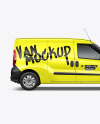 Panel Van Mockup - Side View