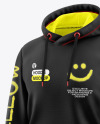 Hoodie Mockup - Front Half Side View