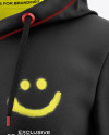 Hoodie Mockup - Front Half Side View