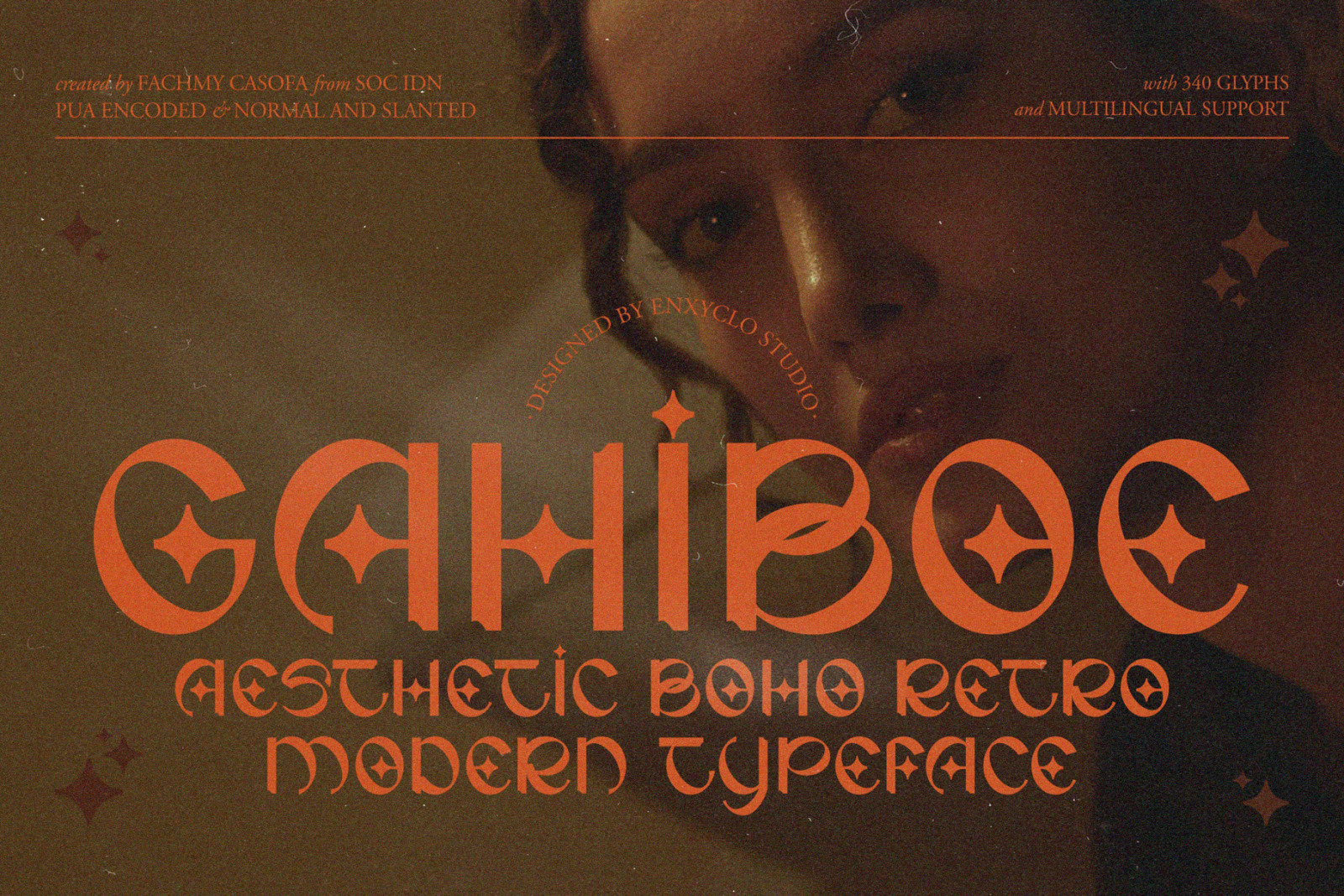 Gahiboe - Unique Boho Retro Font Gahiboe - Unique Boho Retro Font