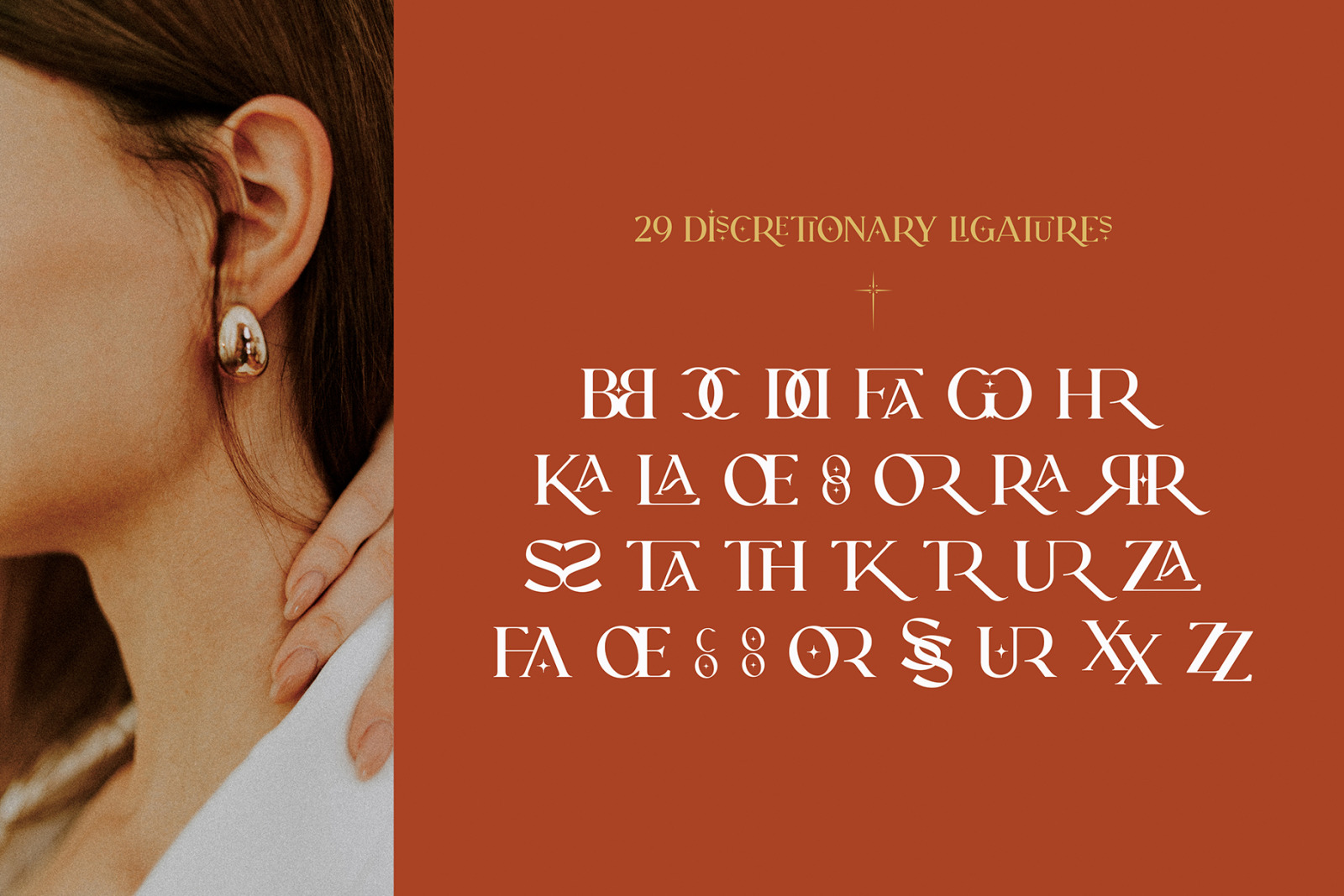 RELIGATH - Serif 316 Ligatures Elegant Modern Feminime Logo Font