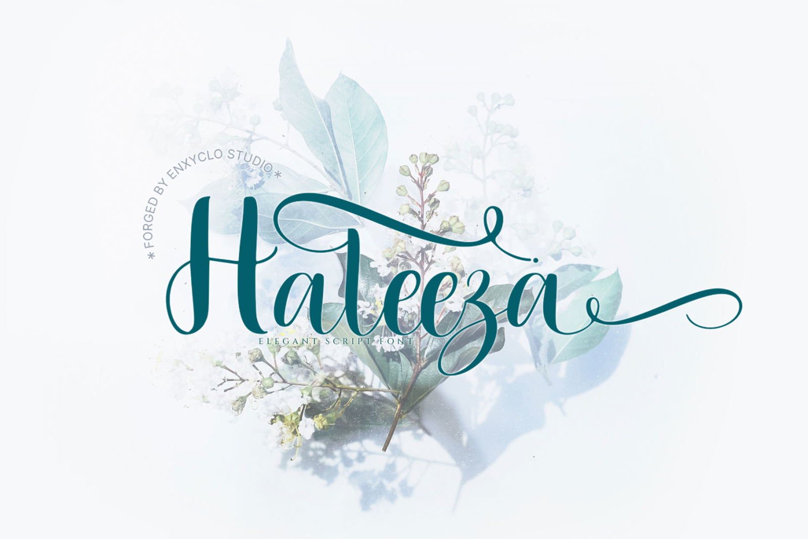 HALEEZA - Elegant Script Romantic Wedding Invitation Font