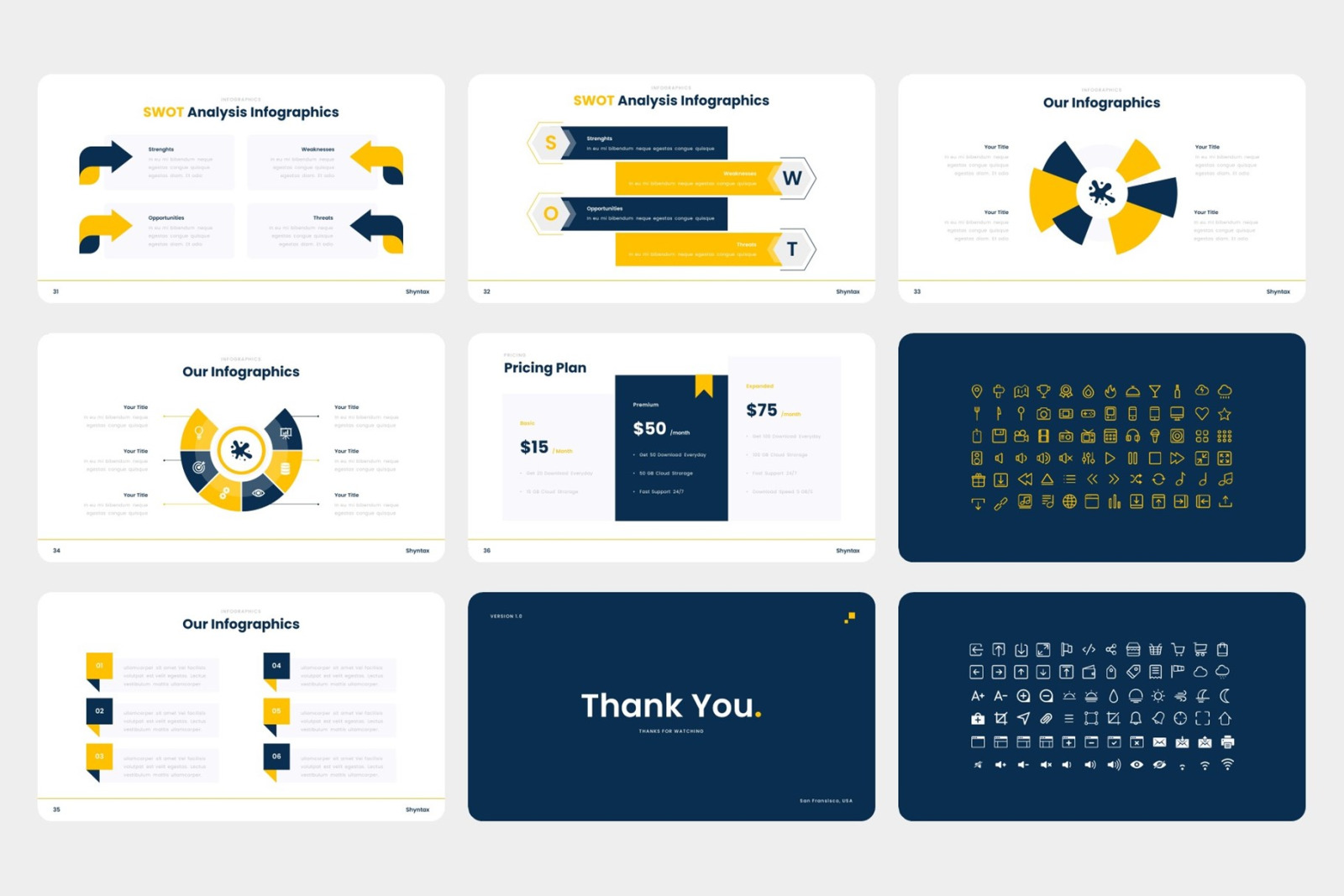 Shyntax - Corporate Business Agency Google Slides Template