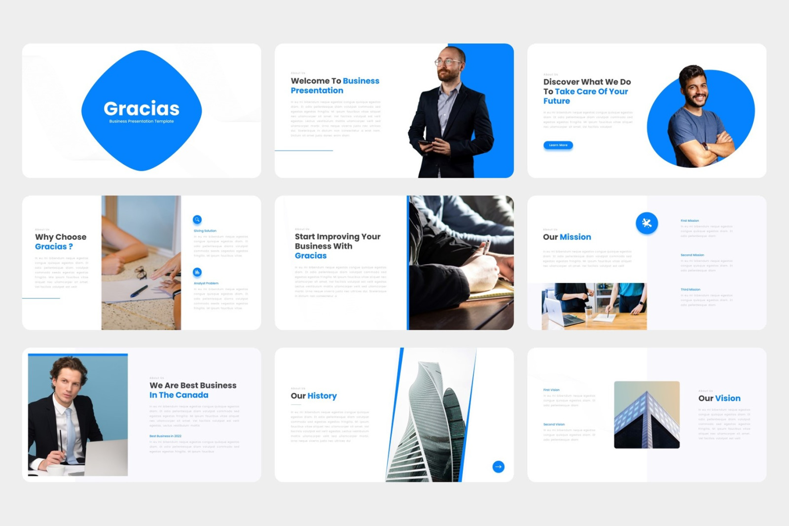 Gracias - Business Consulting Google Slides Template