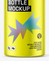 Metallic Cosmetic Bottle Mockup