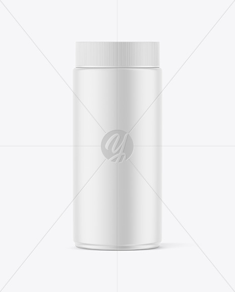 Matte Plastic Jar Mockup