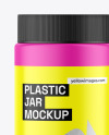 Matte Plastic Jar Mockup