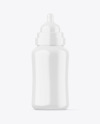 Glossy Baby Bottle Mockup