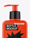 Glossy Bottle Mockup Glossy Bottle Mockup