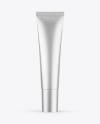 Matte Metallic Cosmetic Tube Mockup