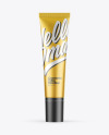 Matte Metallic Cosmetic Tube Mockup