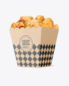 Kraft Bucket W/ Chicken Mockup