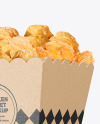 Kraft Bucket W/ Chicken Mockup