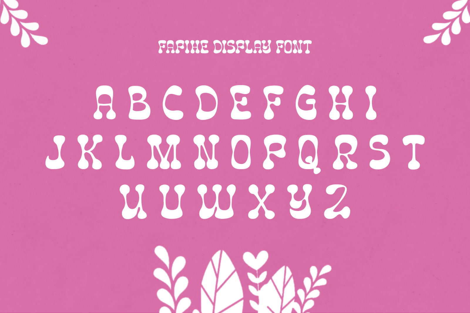 Fapihe Display Font Fapihe Display Font
