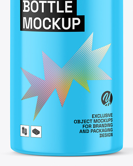 Glossy Cosmetic Bottle Mockup