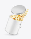 Matte Popcorn Tin Bucket Mockup