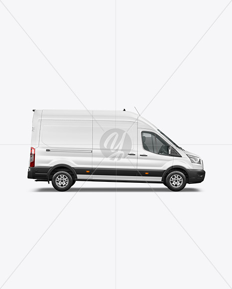 Panel Van Mockup - Side View