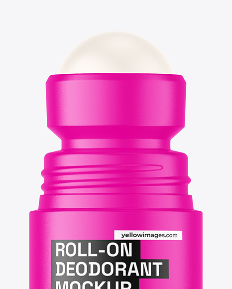 Matte Roll-on Bottle Mockup