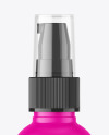 Matte Cosmetic Bottle w\ Pump Mockup Matte Cosmetic Bottle w\ Pump Mockup