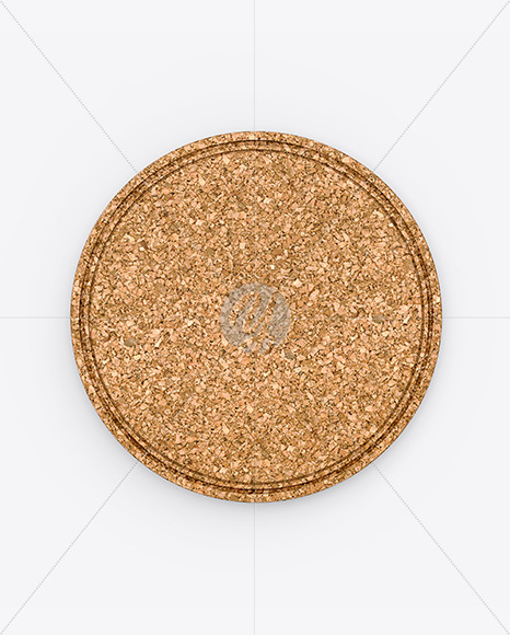 Cork Coaster Mockup