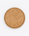 Cork Coaster Mockup