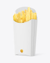 Paper French Fries Packaging Mockup