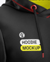 Hoodie Mockup - Front Half Side View