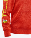 Melange Hoodie Mockup - Front Half Side View