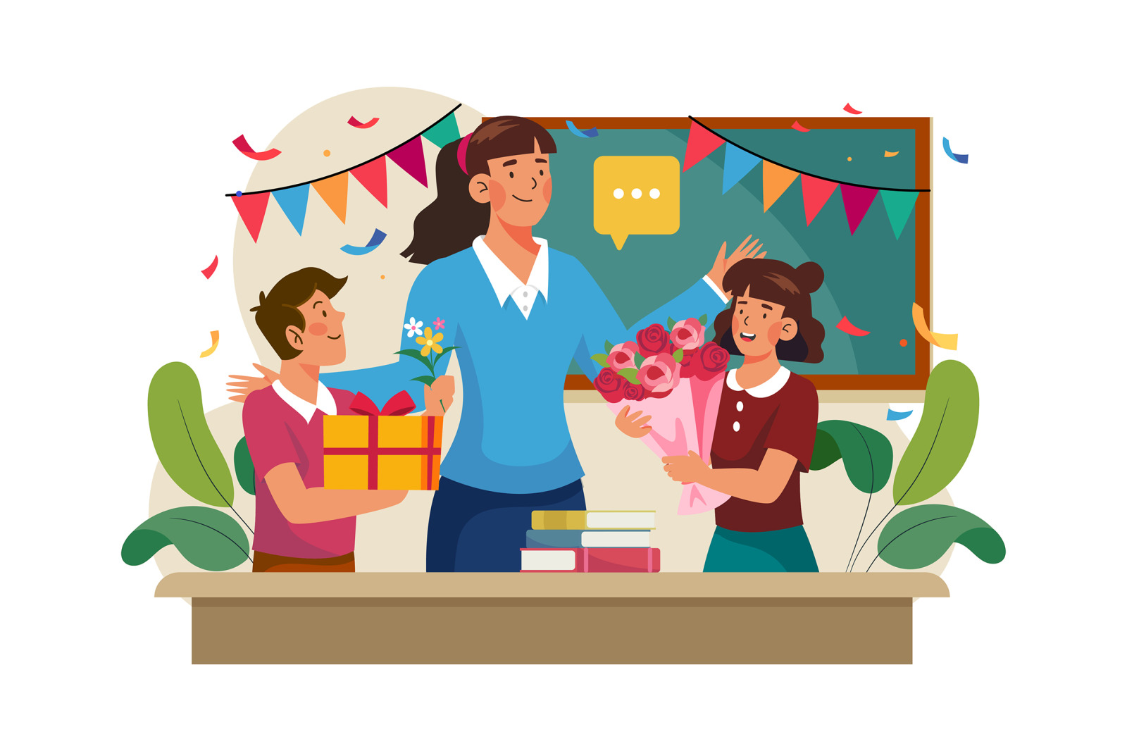 M602_Teacher's Day Illustration Pack M602_Teacher's Day Illustration Pack
