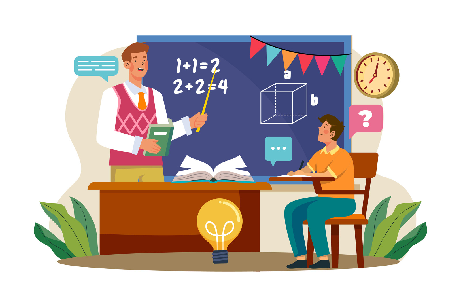 M602_Teacher&#039;s Day Illustration Pack