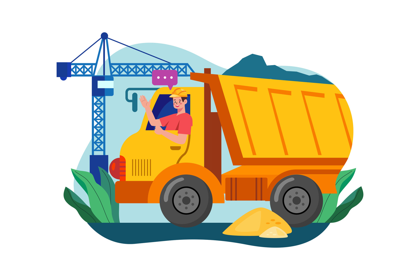 M607_Construction Services Illustration Pack M607_Construction Services Illustration Pack