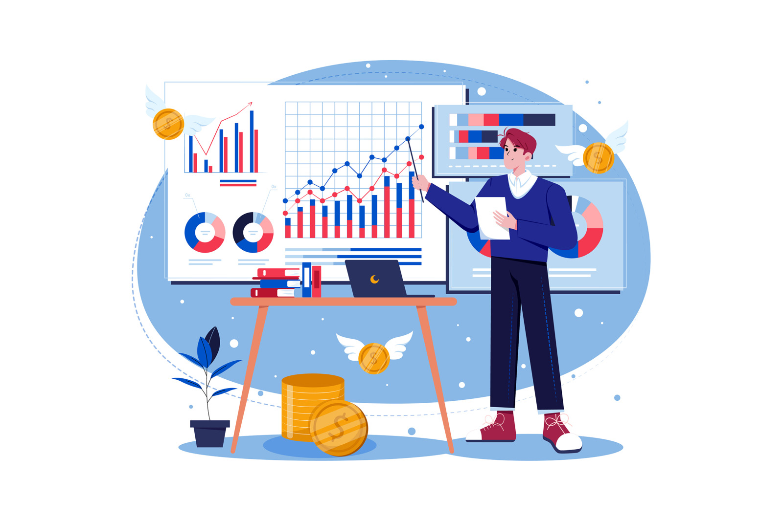 M569_Analyst Jobs Illustration Pack