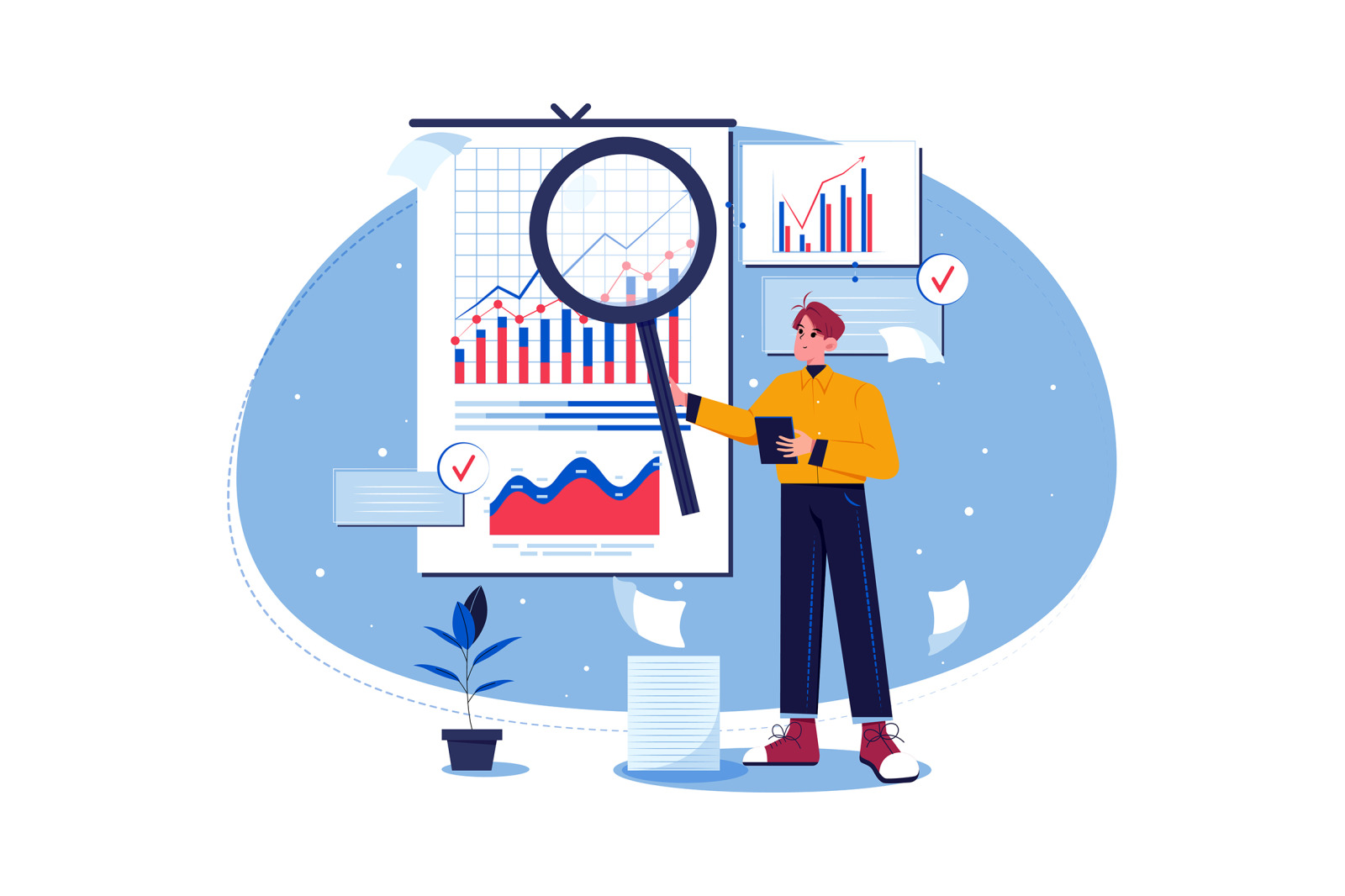 M569_Analyst Jobs Illustration Pack M569_Analyst Jobs Illustration Pack