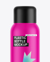 Matte Plastic Bottle Mockup