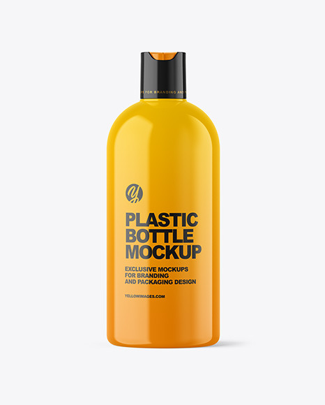 Glossy Cosmetic Bottle Mockup