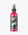 Colored Cosmetic Spray Bottle Mockup Colored Cosmetic Spray Bottle Mockup