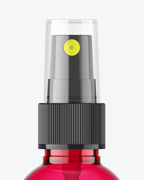 Colored Cosmetic Spray Bottle Mockup Colored Cosmetic Spray Bottle Mockup