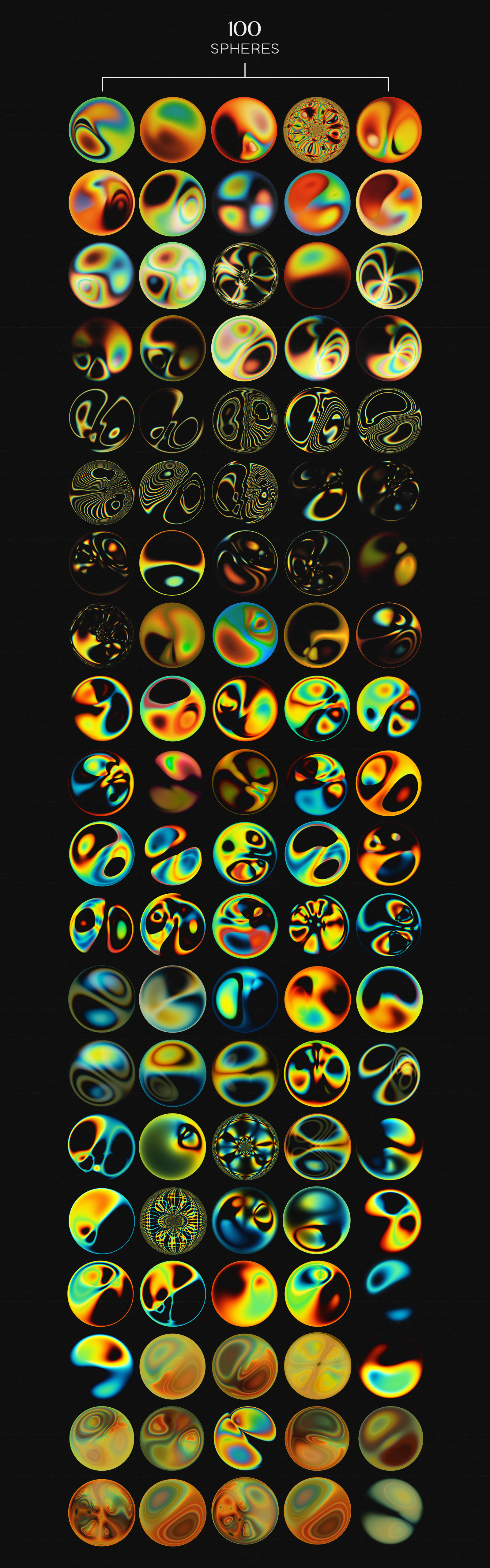 Rainbow Spheres Rainbow Spheres