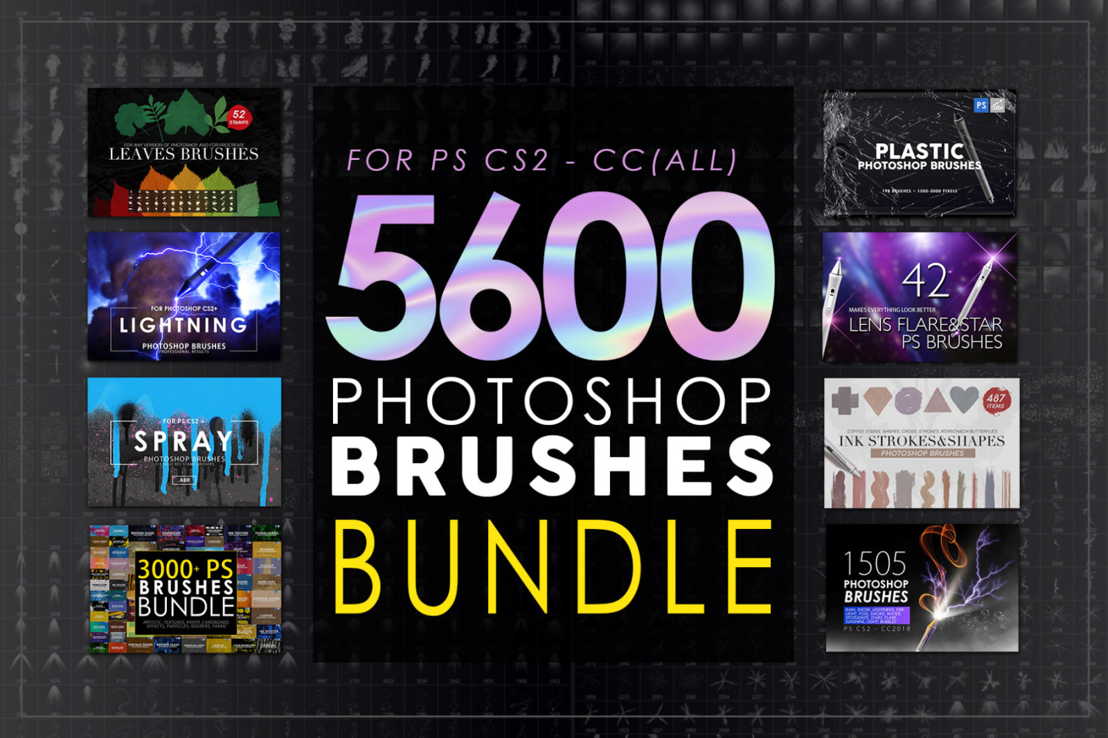 5600 Stamp Brushes Bundle