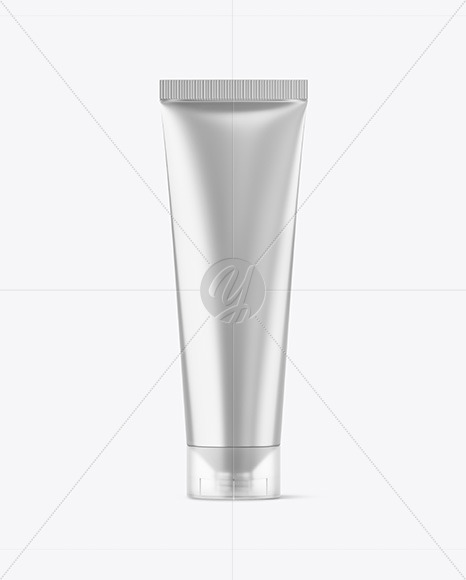 Metallic Cosmetic Tube Mockup