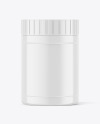 Glossy Plastic Jar Mockup