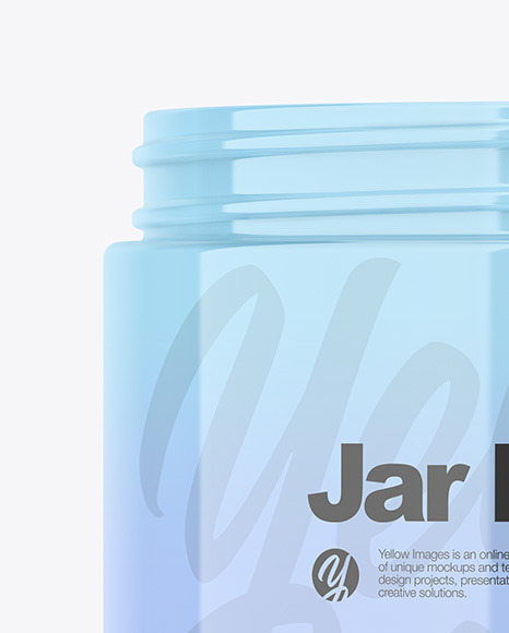 Glossy Jar Mockup