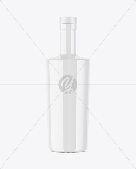 Glossy Bottle Mockup